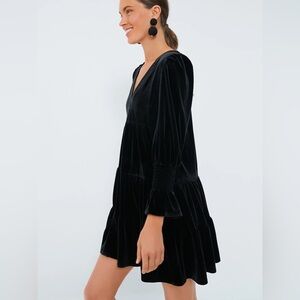 Tuckernuck, POMANDER PLACE, Black Velvet Kenzo Dress. Size medium